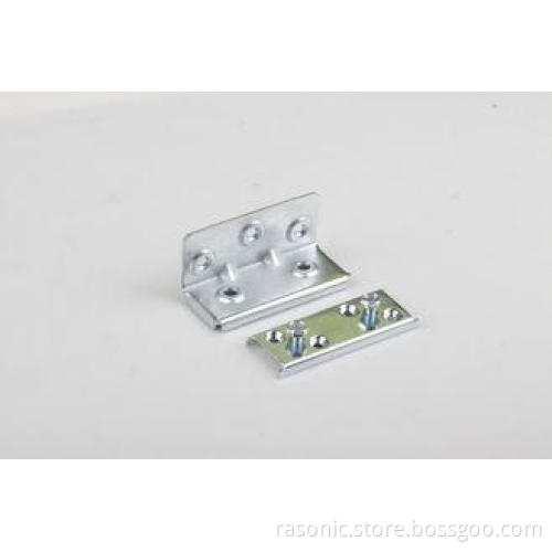 Stainless steel bed rail hangers Single Bed connector hardw